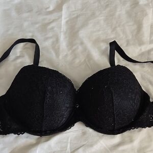 Elegant Black Lace Bra